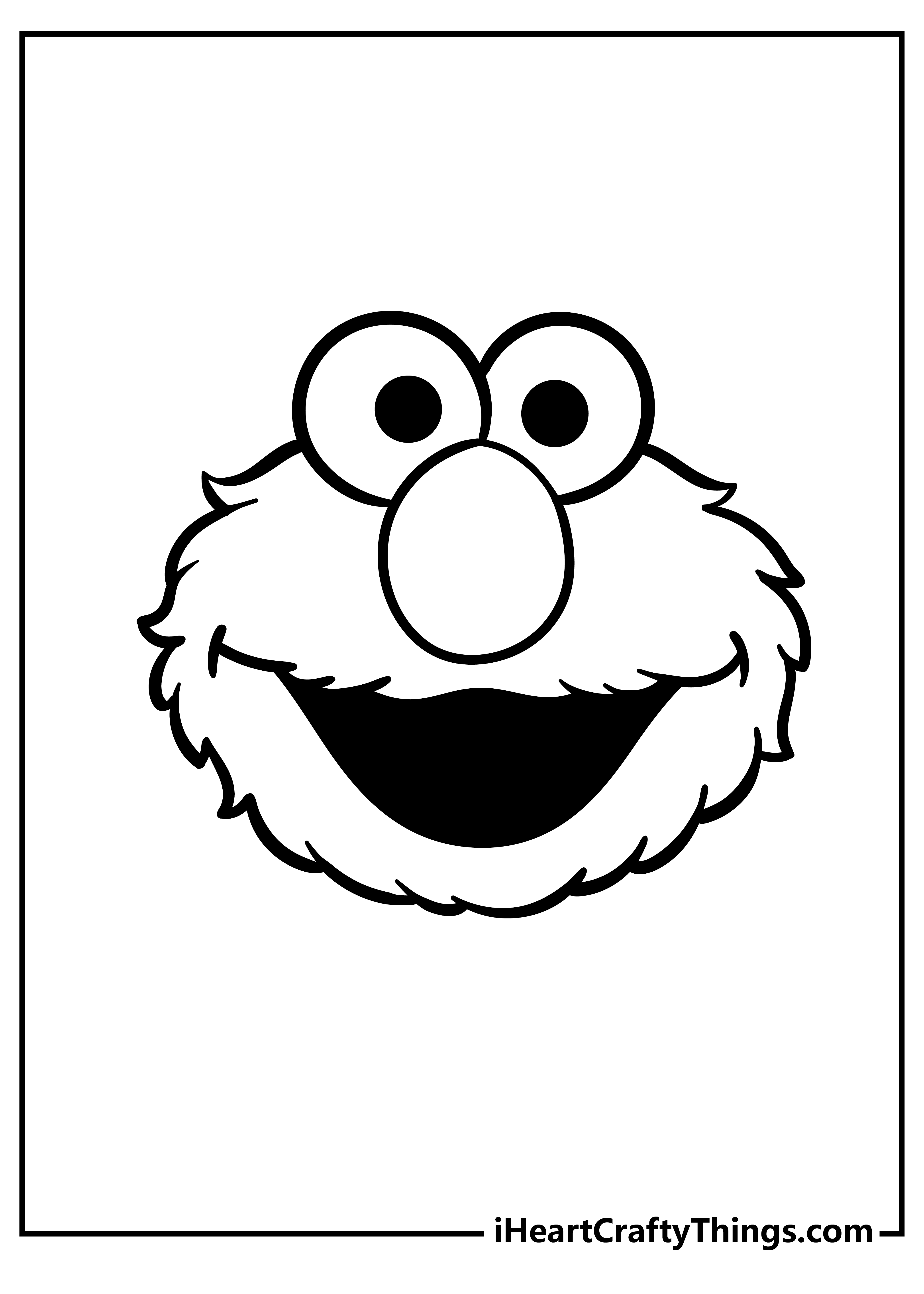 101 Free Elmo Coloring Pages for Kids Printable 8