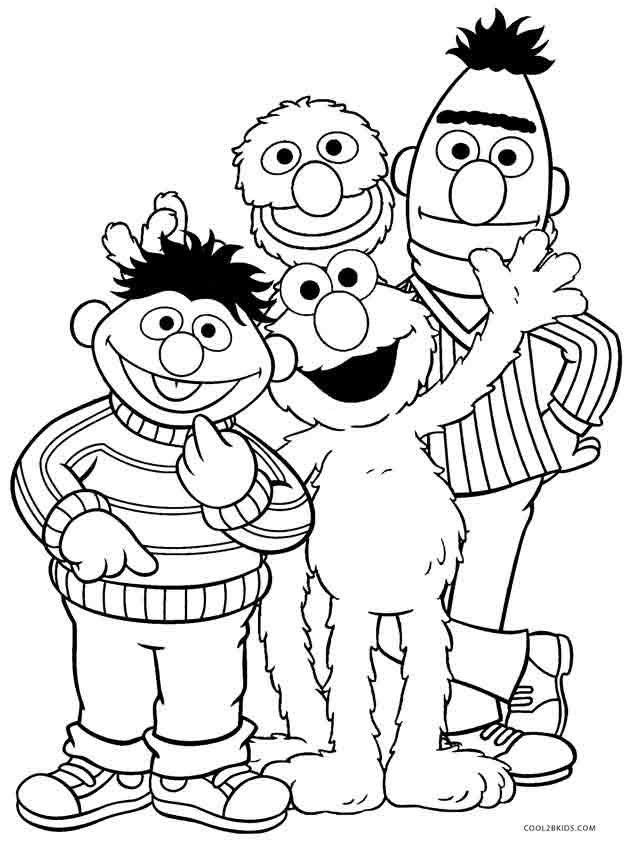 101 Free Elmo Coloring Pages for Kids Printable 9