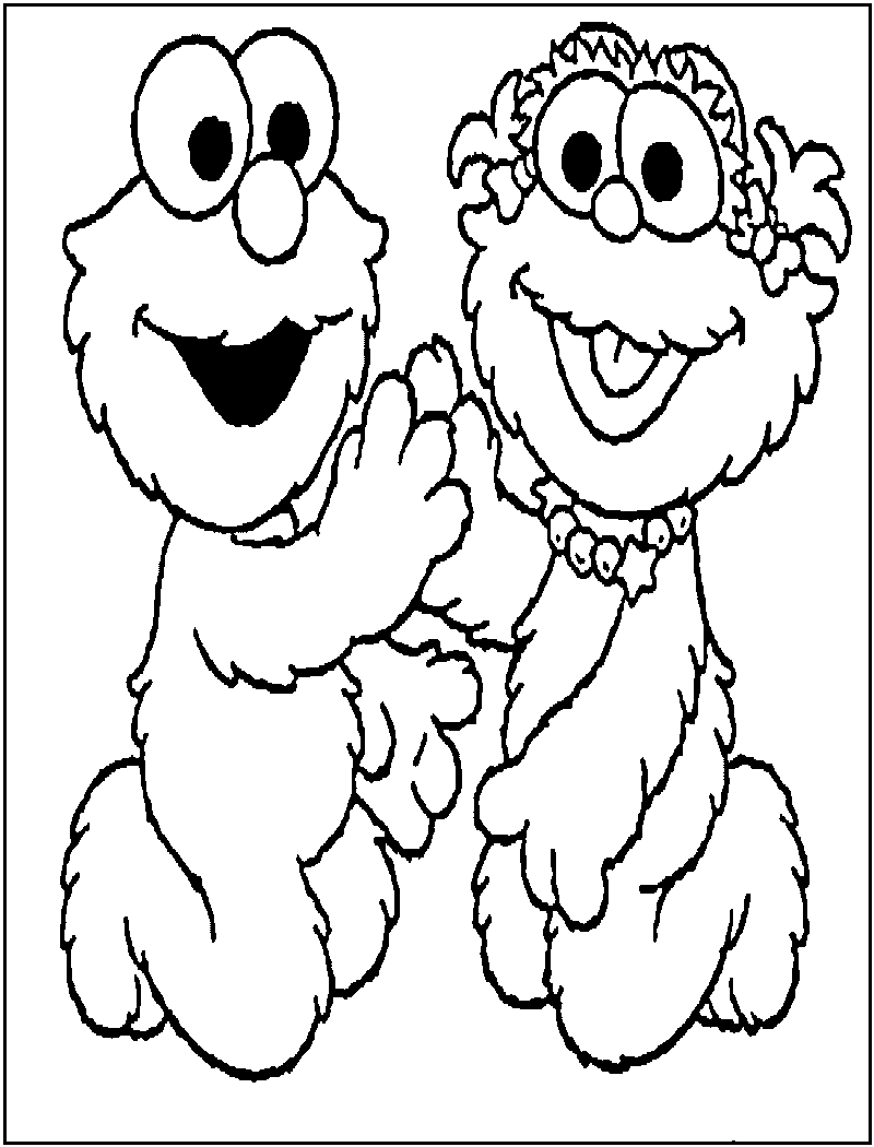 101 Free Elmo Coloring Pages for Kids Printable 90