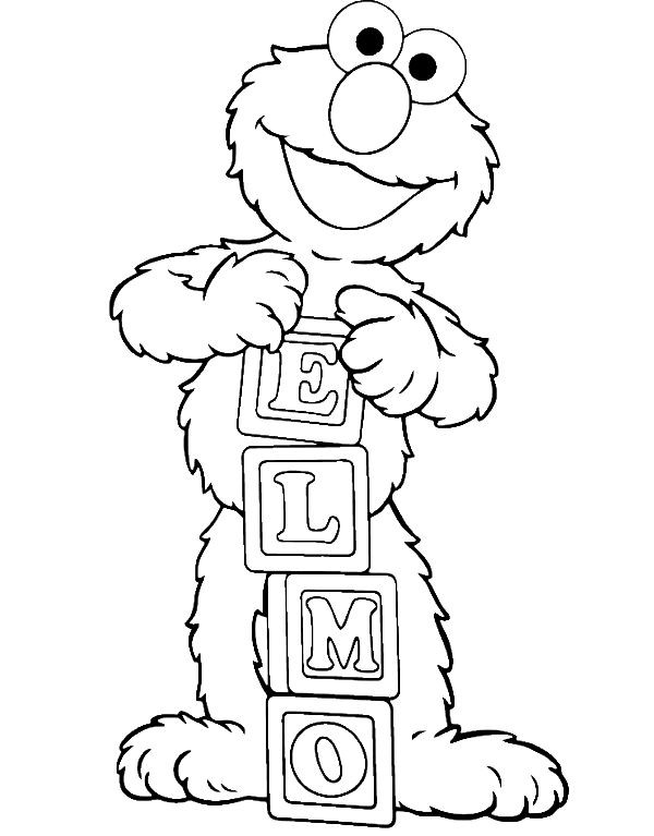 101 Free Elmo Coloring Pages for Kids Printable 91