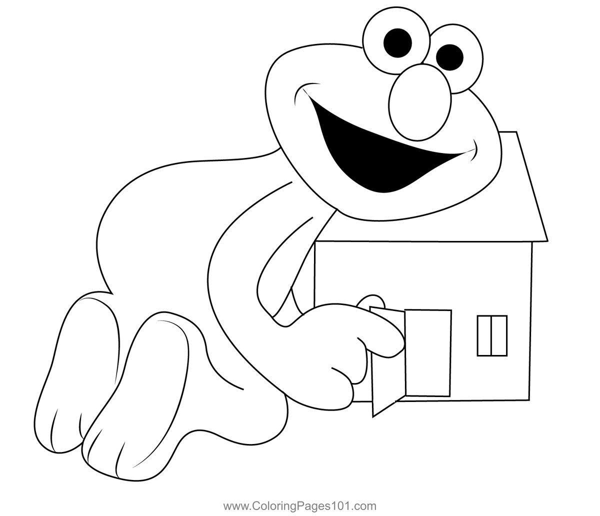 101 Free Elmo Coloring Pages for Kids Printable 93