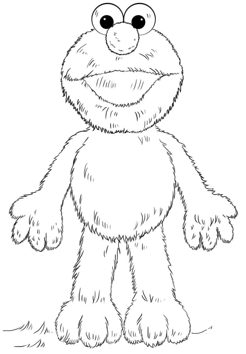 101 Free Elmo Coloring Pages for Kids Printable 95