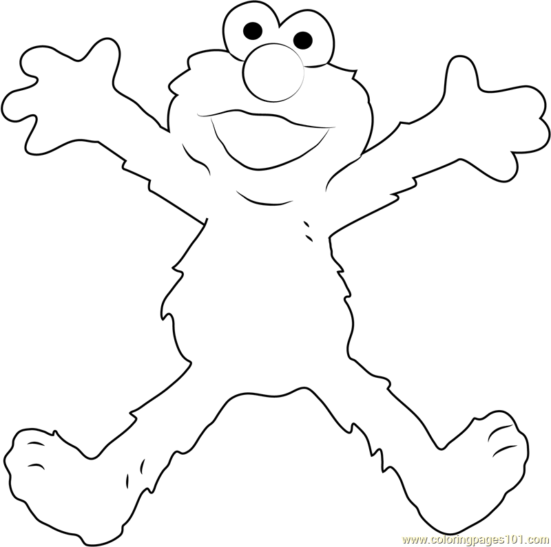 101 Free Elmo Coloring Pages for Kids Printable 96