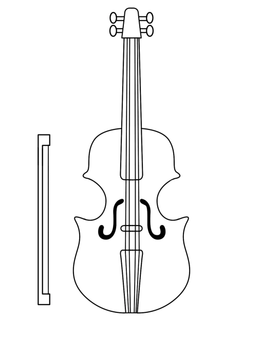 109 Violin Coloring Pages Printable 101