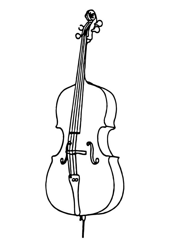 109 Violin Coloring Pages Printable 19