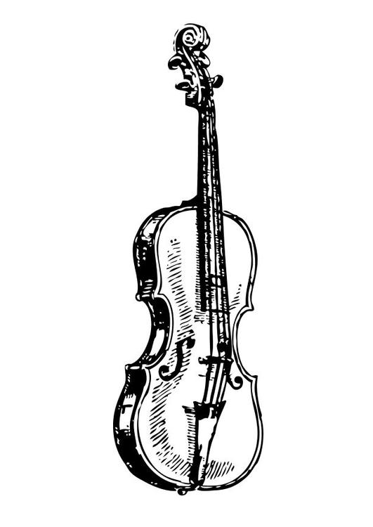 109 Violin Coloring Pages Printable 27