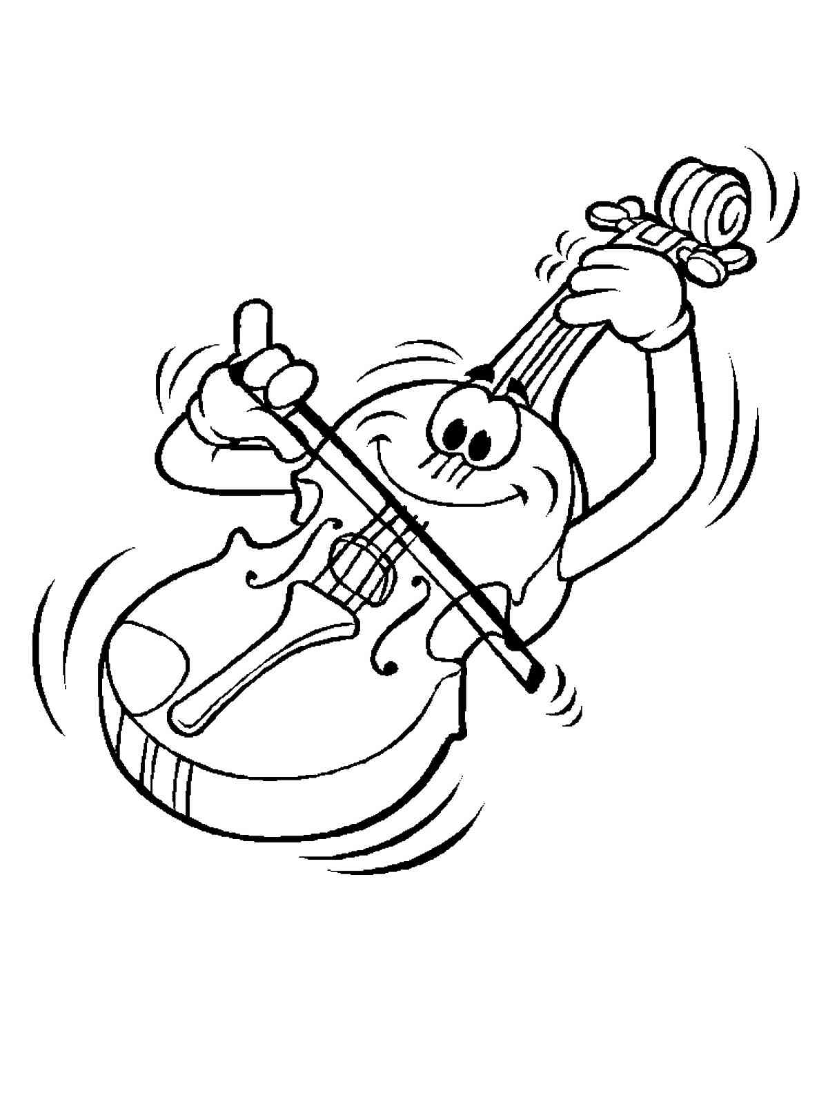 109 Violin Coloring Pages Printable 31