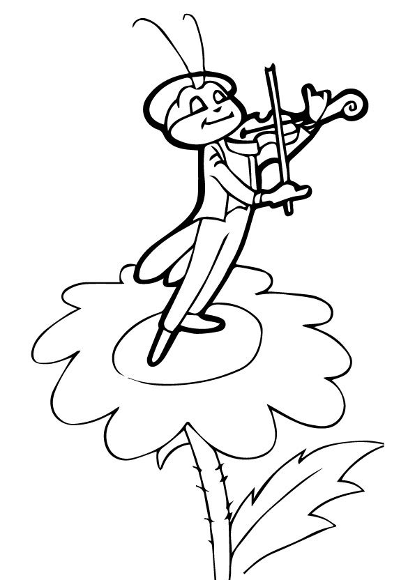 109 Violin Coloring Pages Printable 46