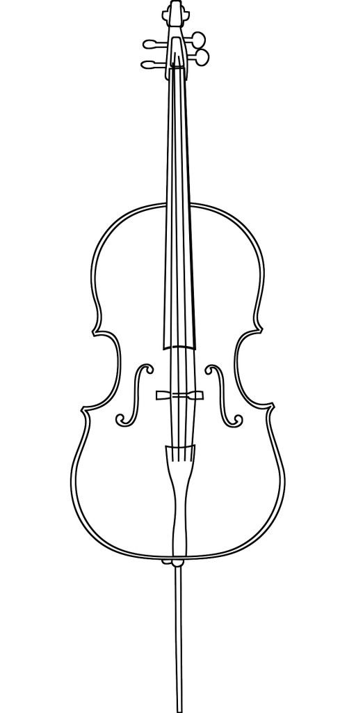 109 Violin Coloring Pages Printable 48