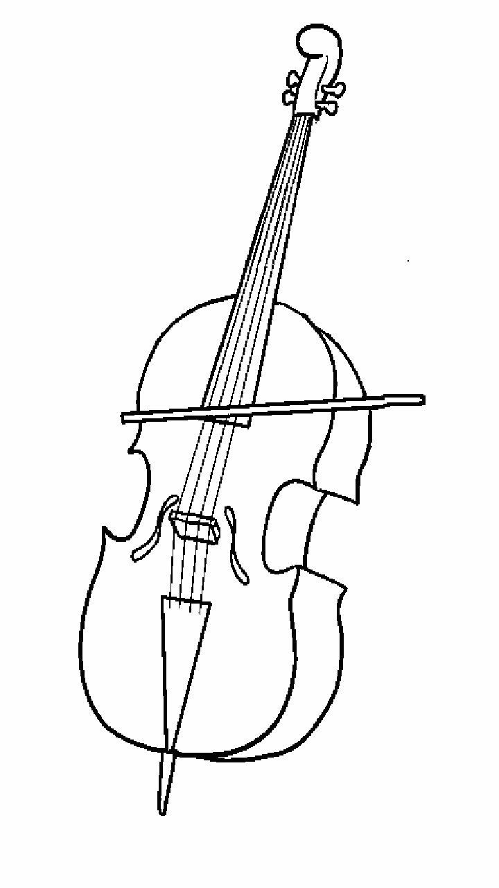 109 Violin Coloring Pages Printable 5