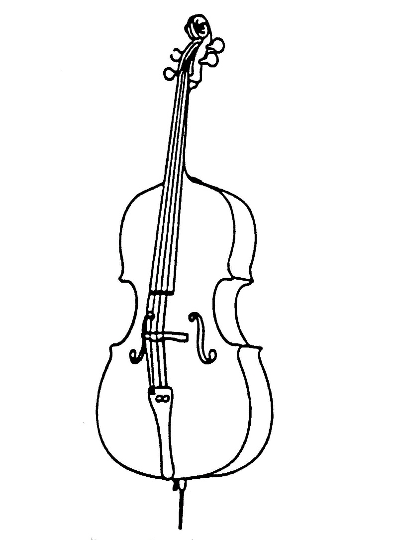 109 Violin Coloring Pages Printable 62