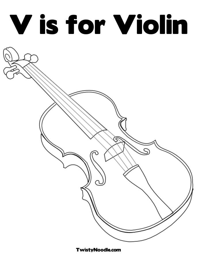 109 Violin Coloring Pages Printable 88