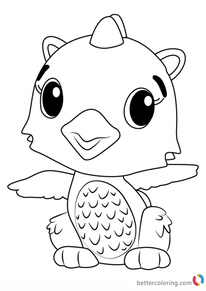 110 Hatchimals Coloring Pages Printable 107