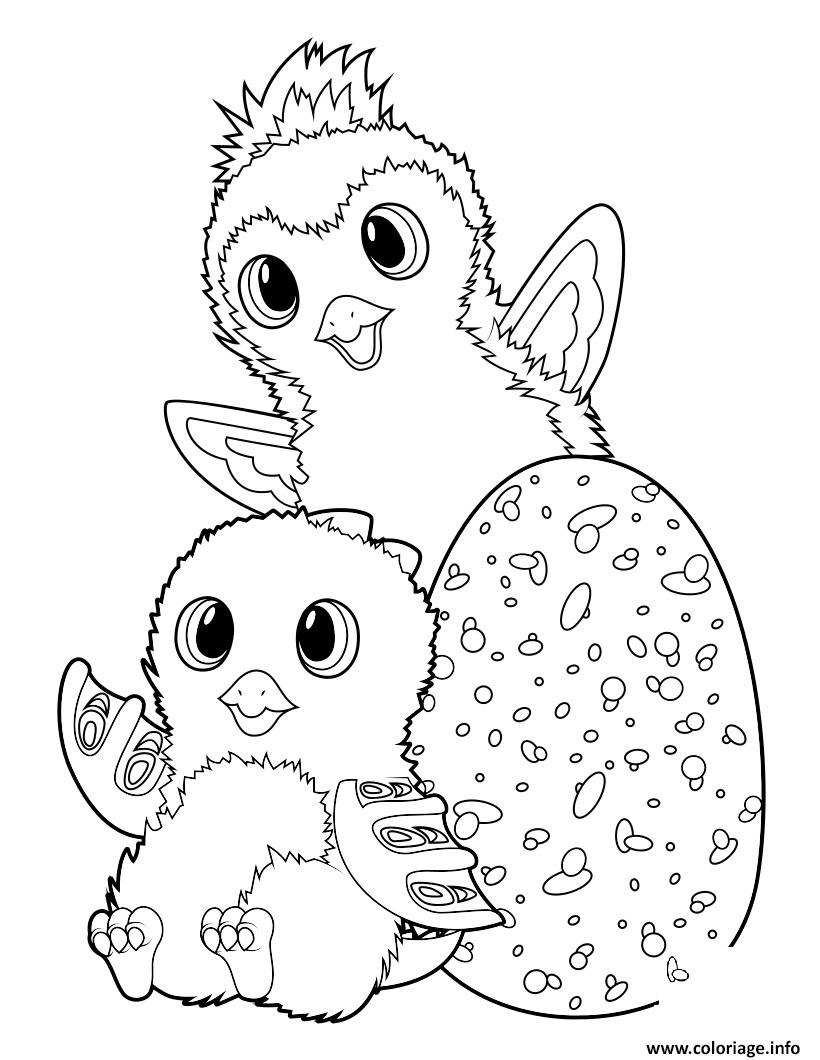 110 Hatchimals Coloring Pages Printable 19