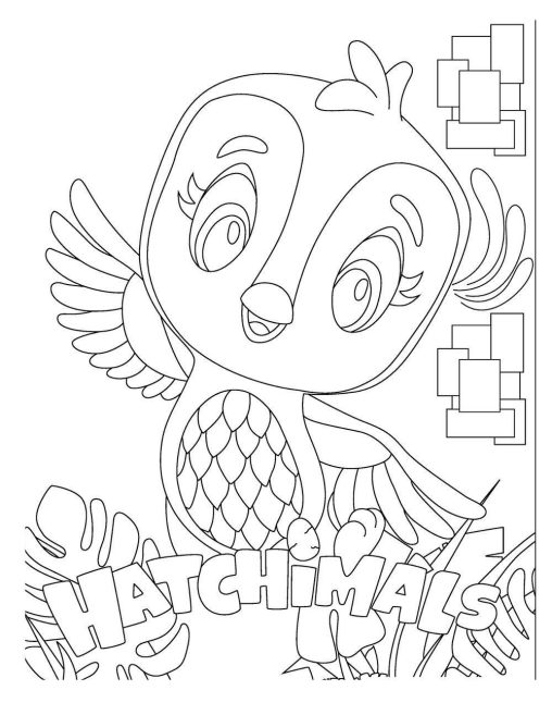 110 Hatchimals Coloring Pages Printable 26