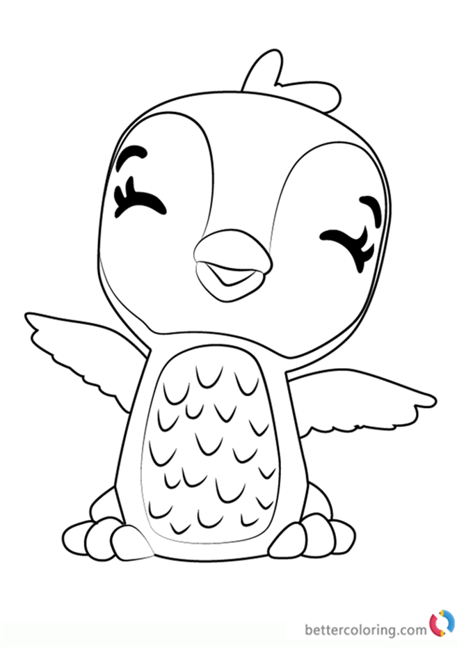 110 Hatchimals Coloring Pages Printable 34