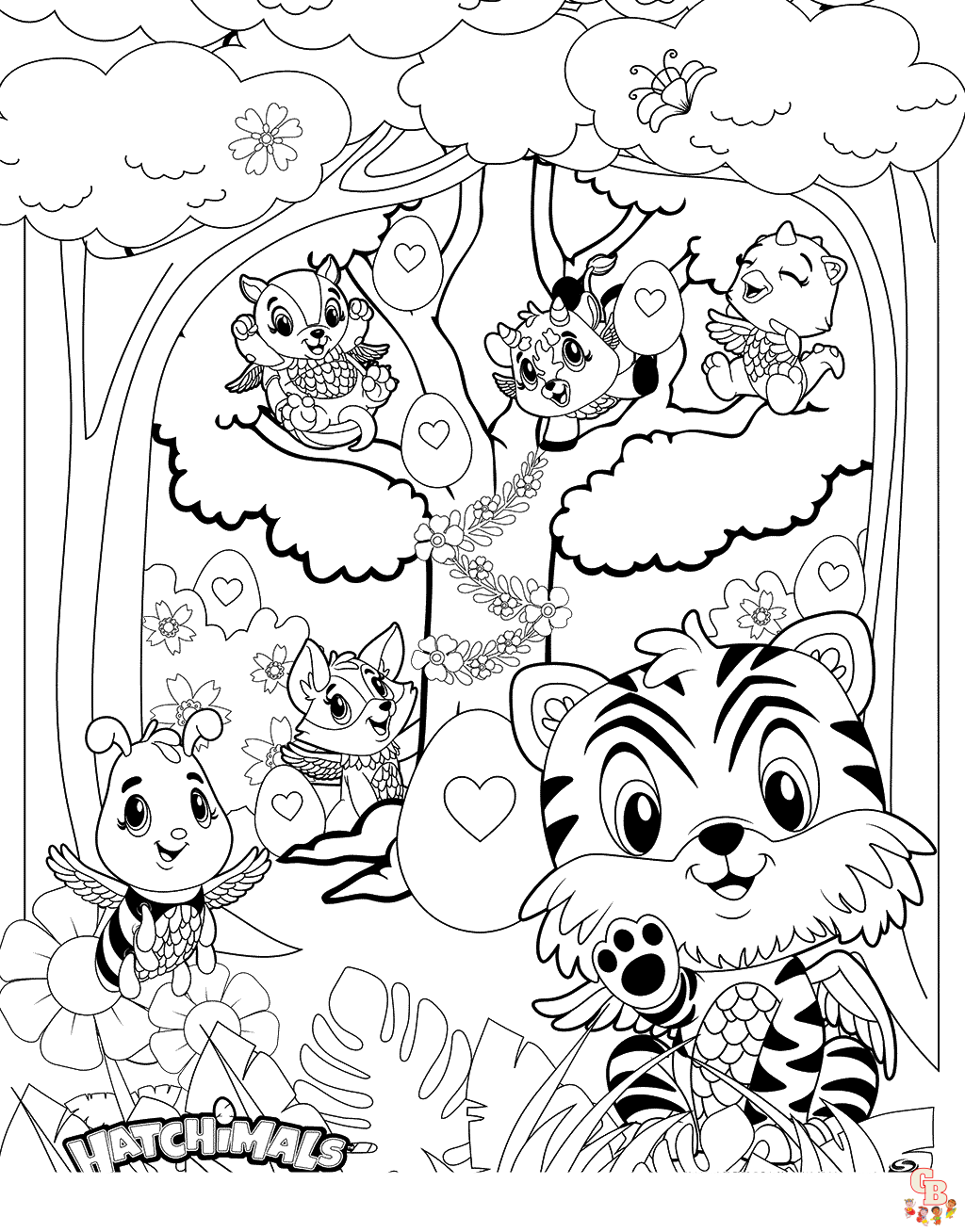 110 Hatchimals Coloring Pages Printable 36