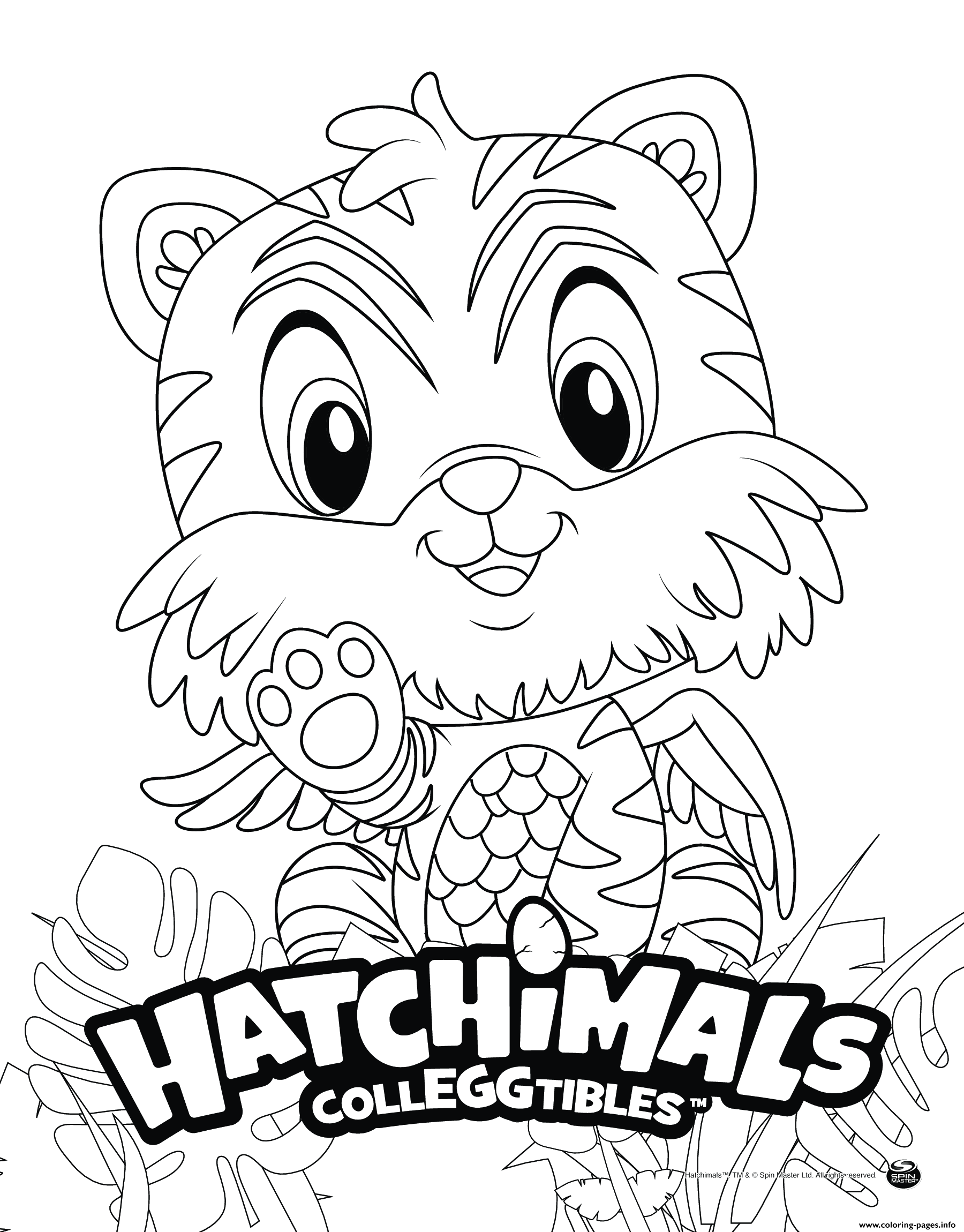 110 Hatchimals Coloring Pages Printable 5