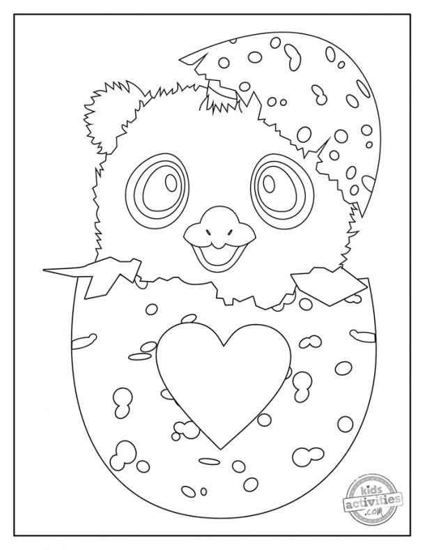 110 Hatchimals Coloring Pages Printable 59