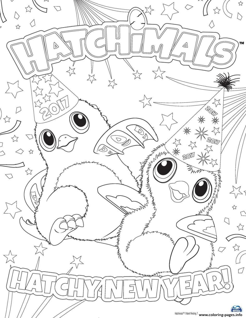 110 Hatchimals Coloring Pages Printable 6