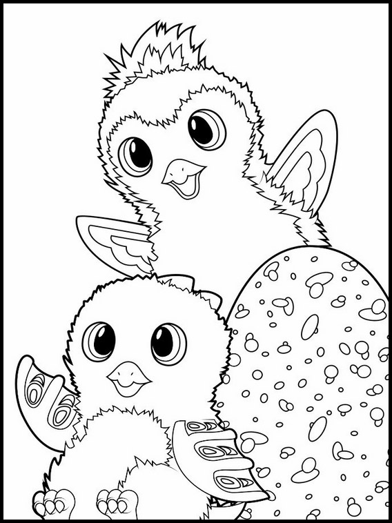 110 Hatchimals Coloring Pages Printable 63