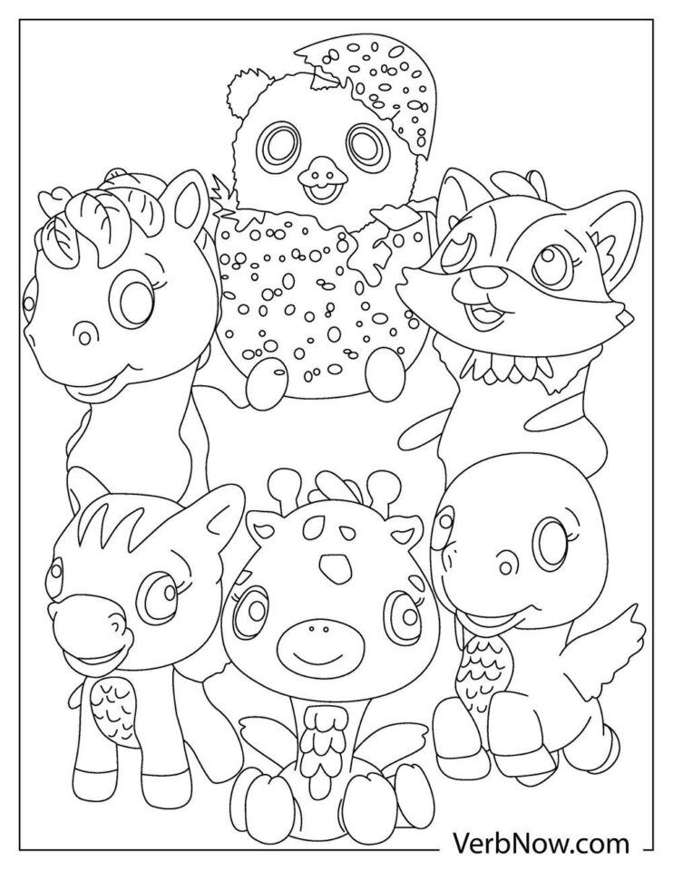 110 Hatchimals Coloring Pages Printable 85