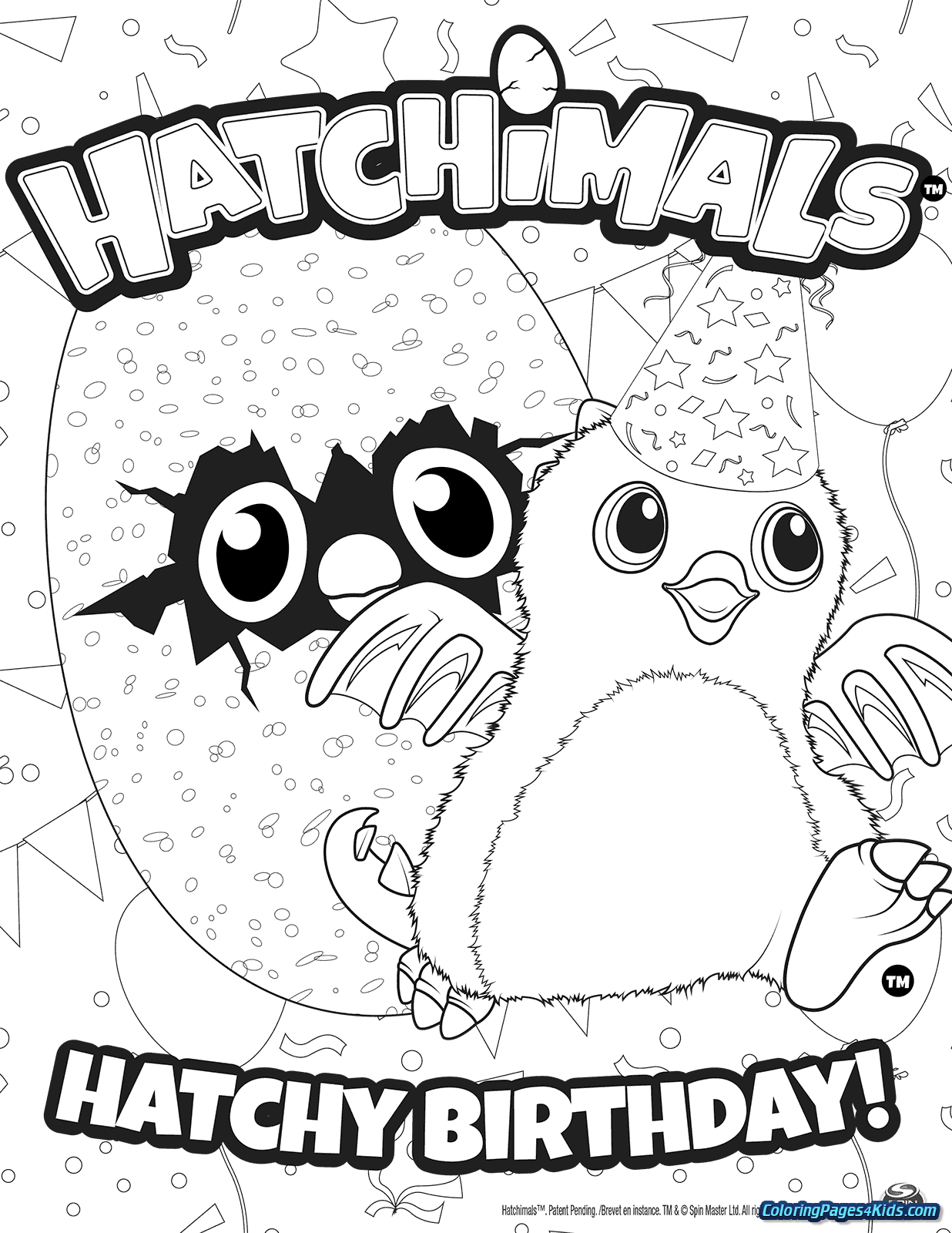 110 Hatchimals Coloring Pages Printable 90