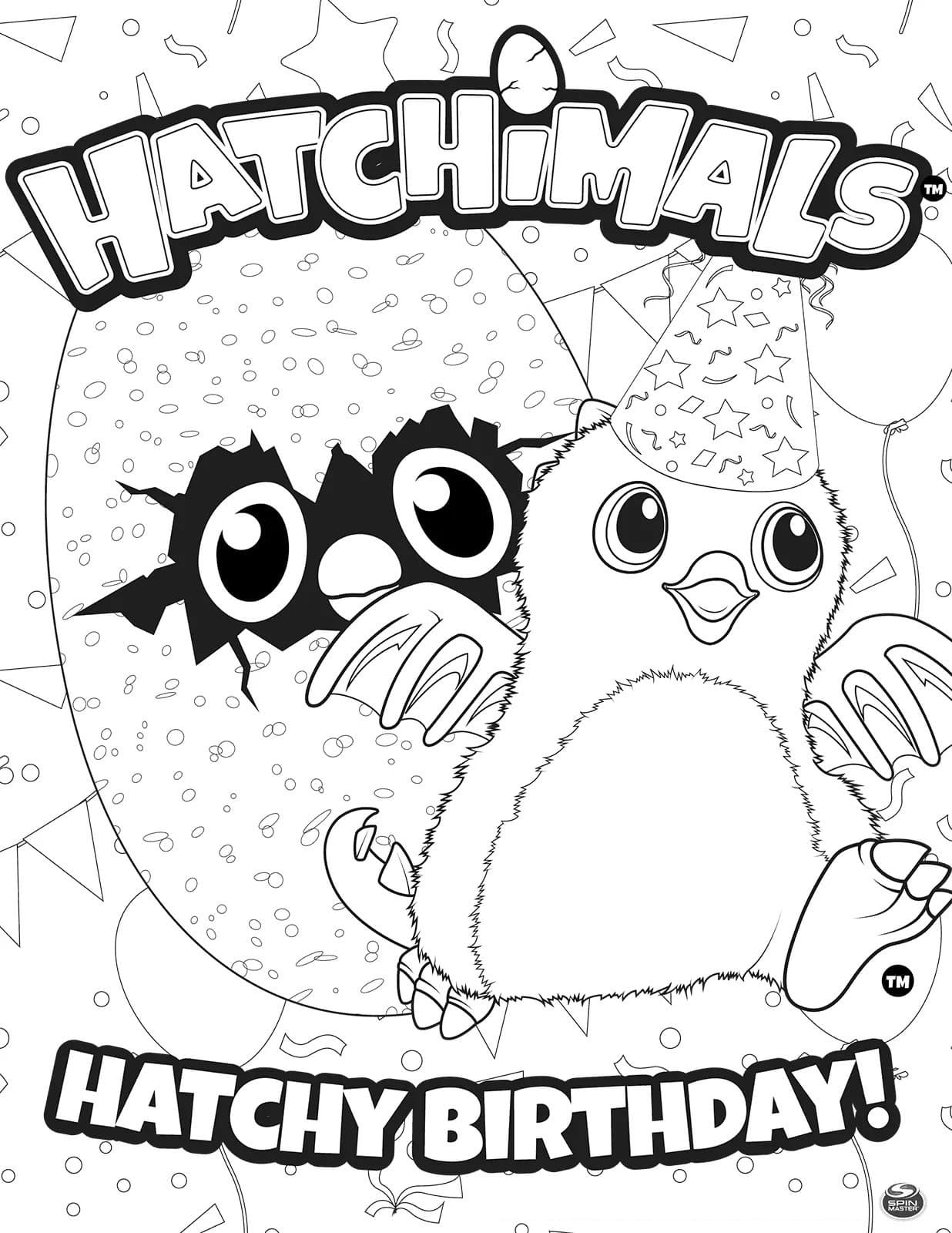 110 Hatchimals Coloring Pages Printable 93