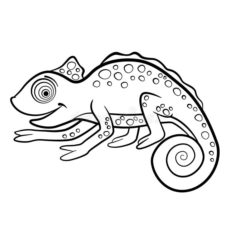 115 Chameleon Coloring Pages Printable 113