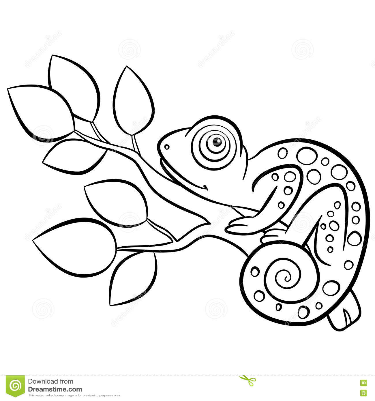 115 Chameleon Coloring Pages Printable 50