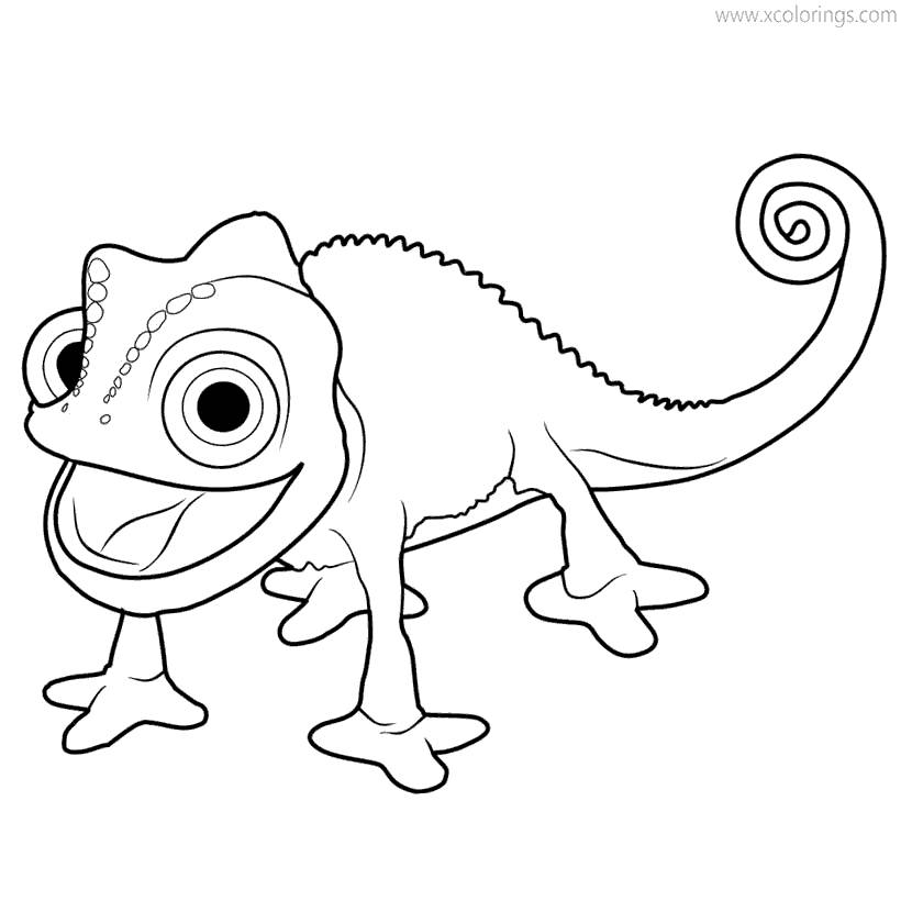 115 Chameleon Coloring Pages Printable 76