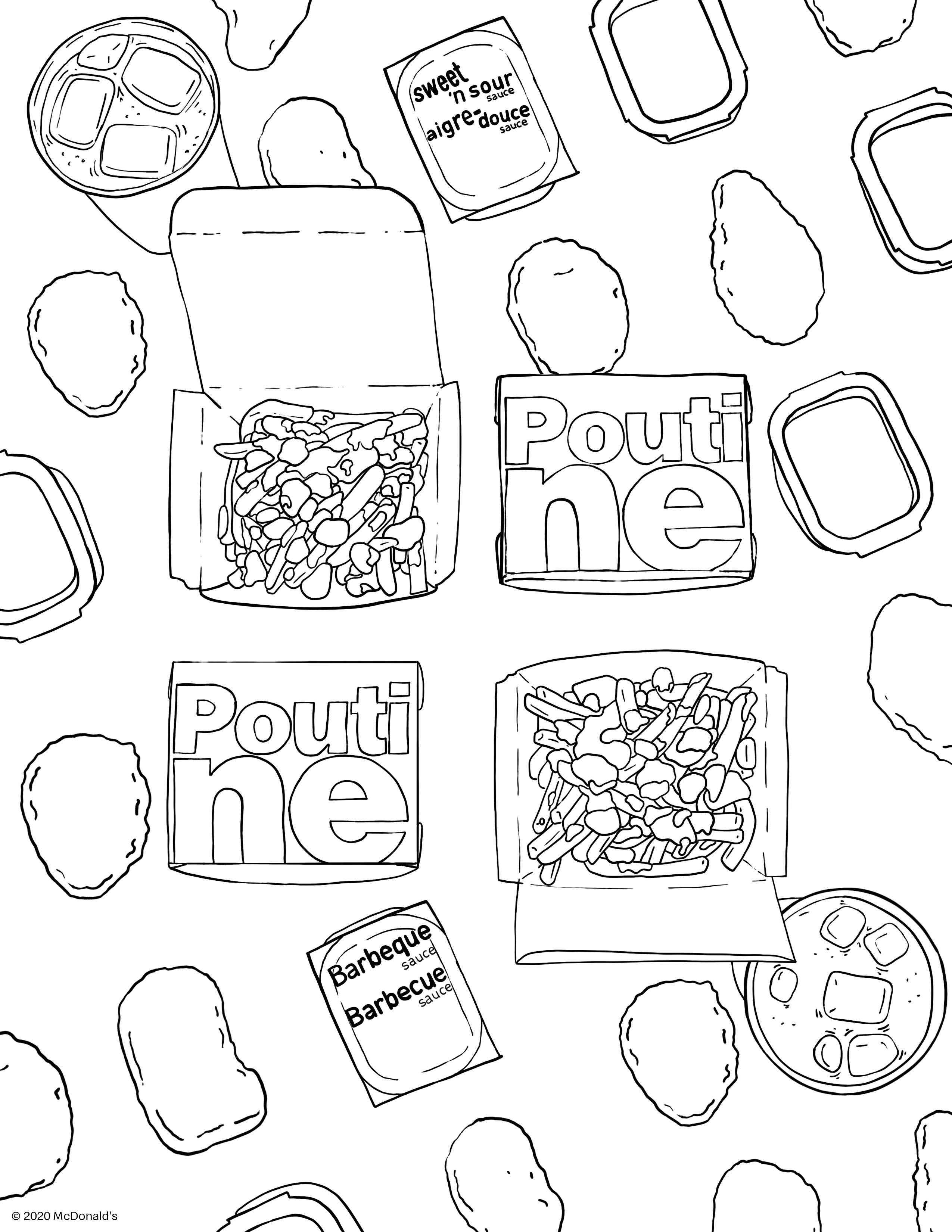 116 French Fries Coloring Pages Printable 12