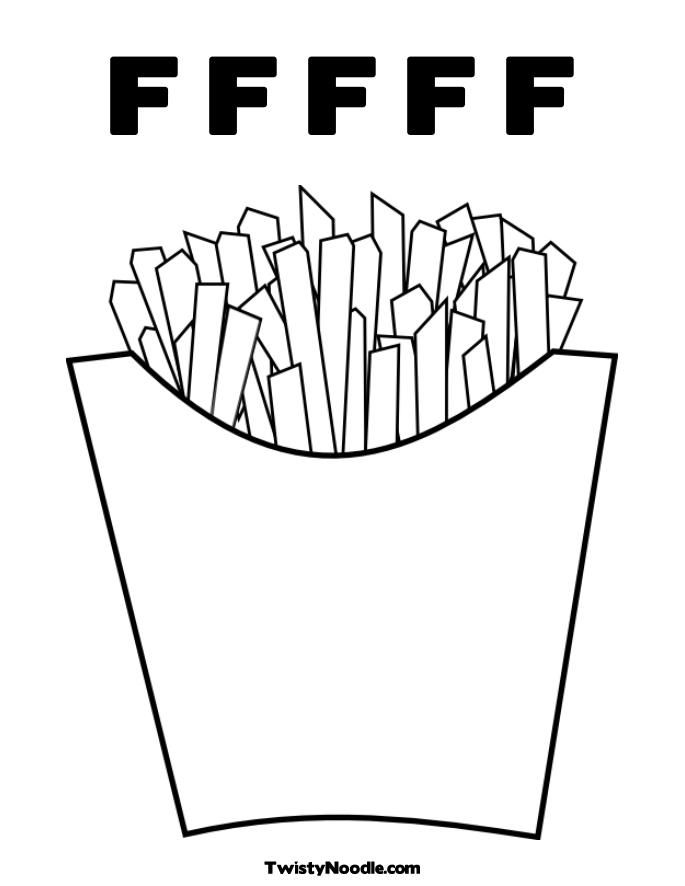 116 French Fries Coloring Pages Printable 16