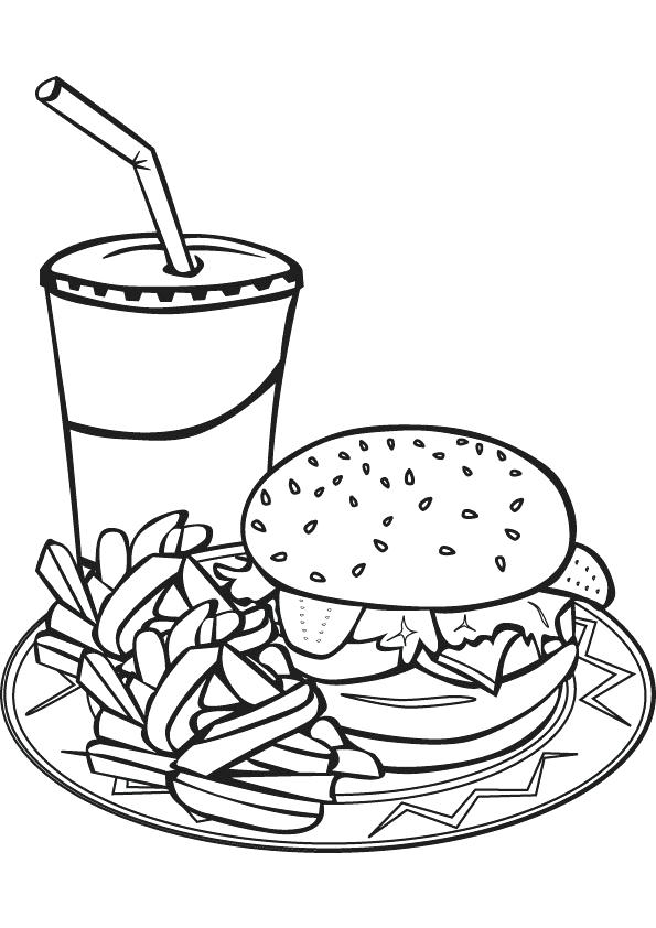 116 French Fries Coloring Pages Printable 38