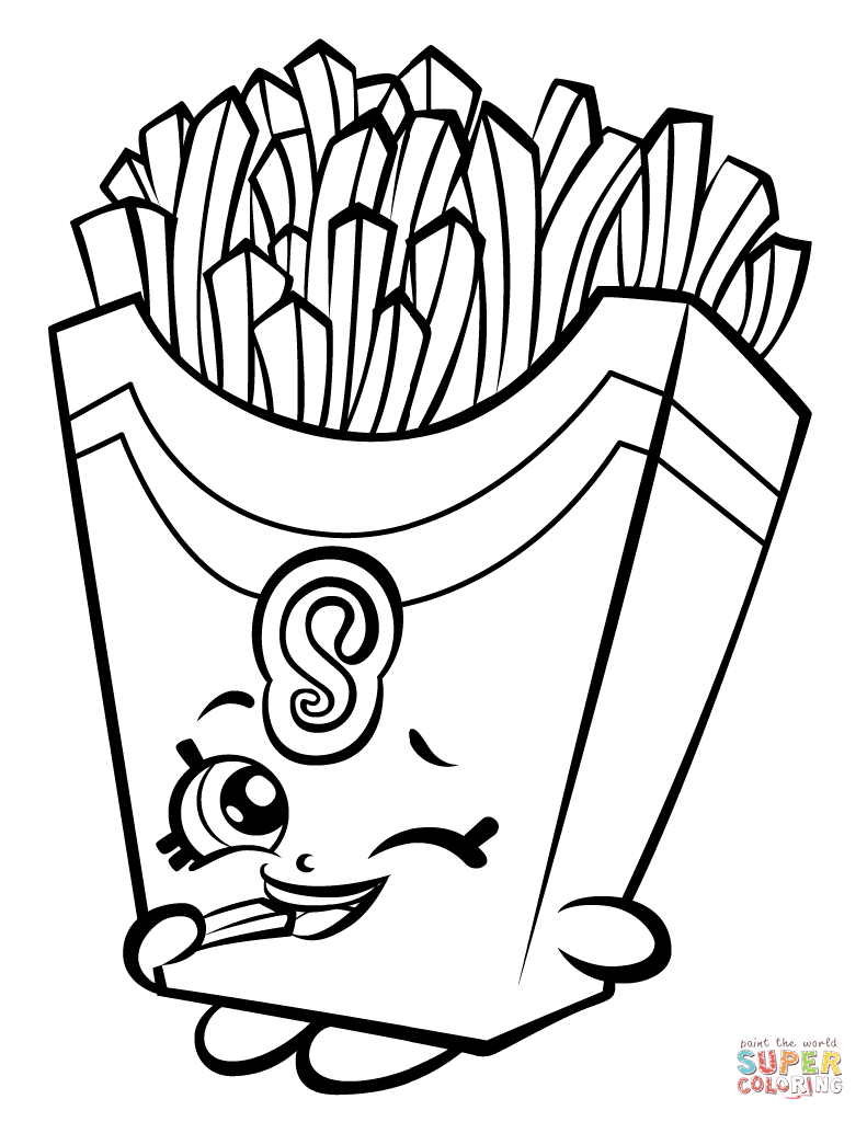 116 French Fries Coloring Pages Printable 45