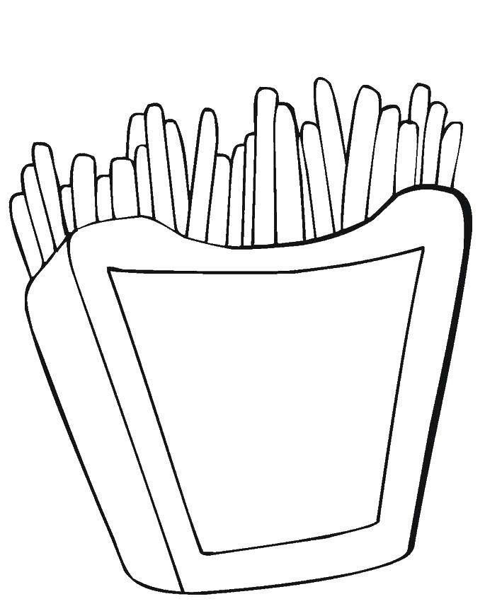 116 French Fries Coloring Pages Printable 46