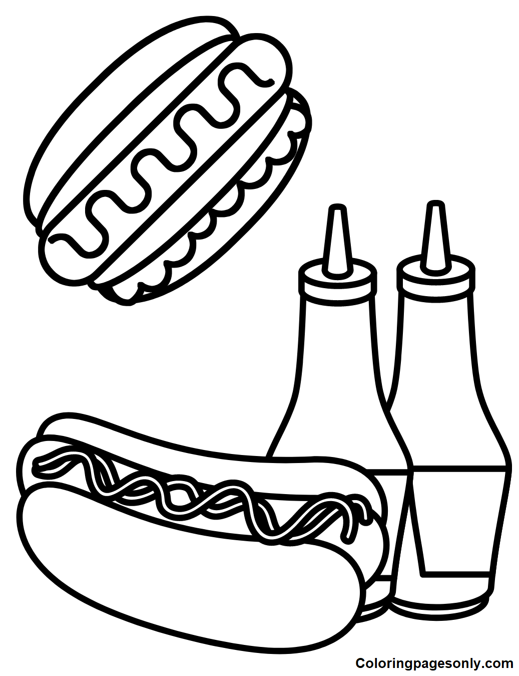 116 French Fries Coloring Pages Printable 52