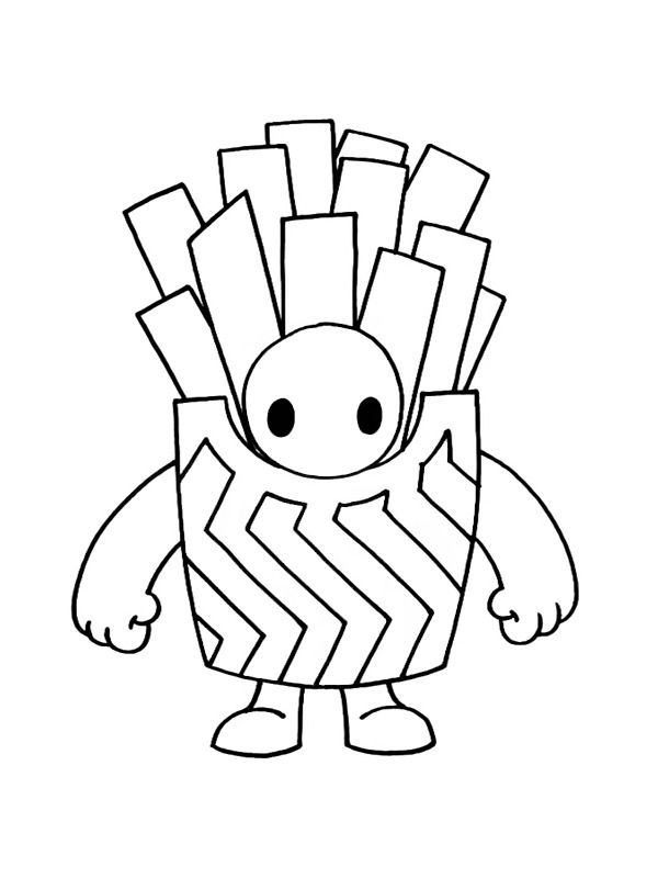 116 French Fries Coloring Pages Printable 62