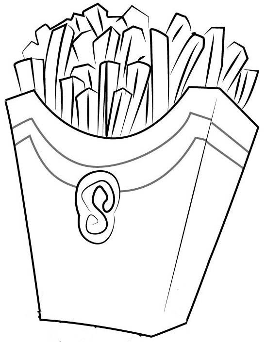 french fries coloring pages printable jpg