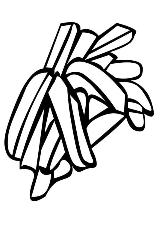 116 French Fries Coloring Pages Printable 7