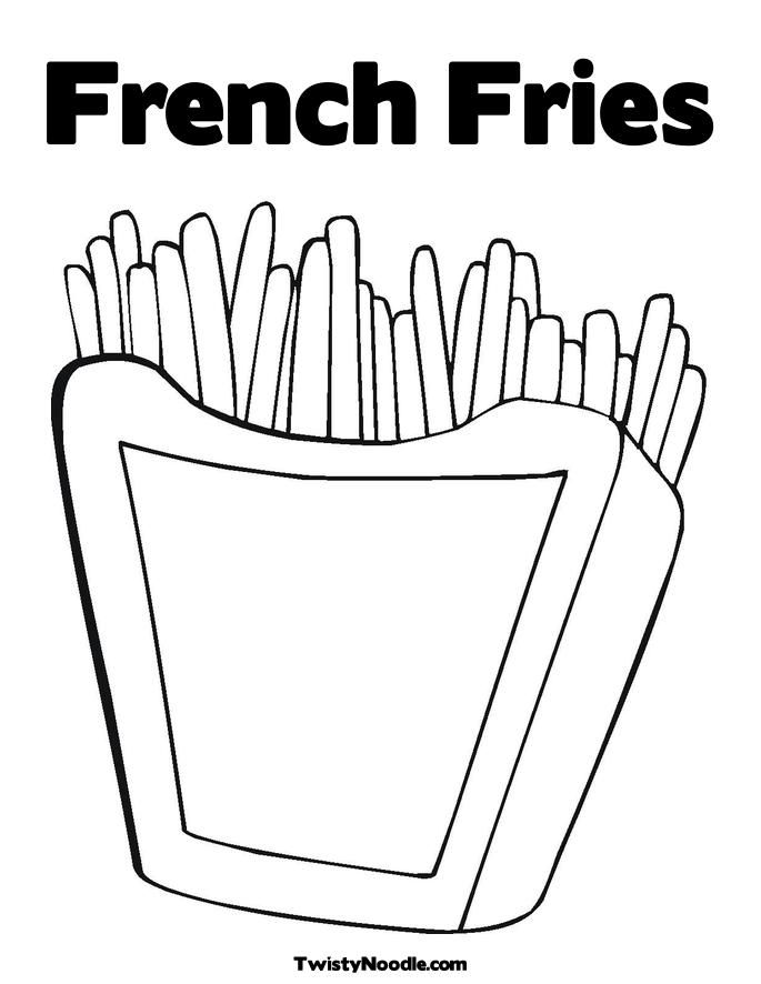 116 French Fries Coloring Pages Printable 81