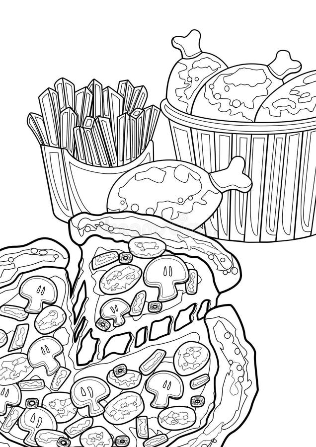 116 French Fries Coloring Pages Printable 87