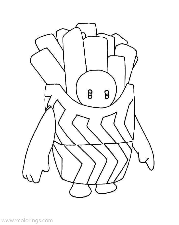 116 French Fries Coloring Pages Printable 89