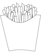 116 French Fries Coloring Pages Printable 95