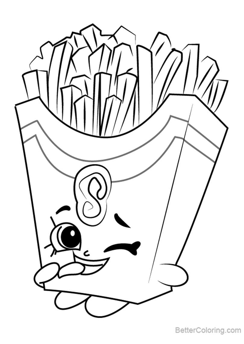 116 French Fries Coloring Pages Printable 96