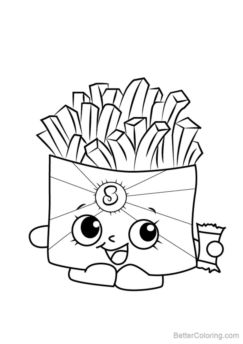 116 French Fries Coloring Pages Printable 99