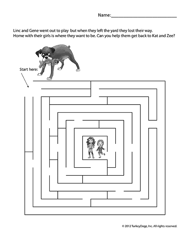 141 Challenging Thanksgiving Mazes Printable 106