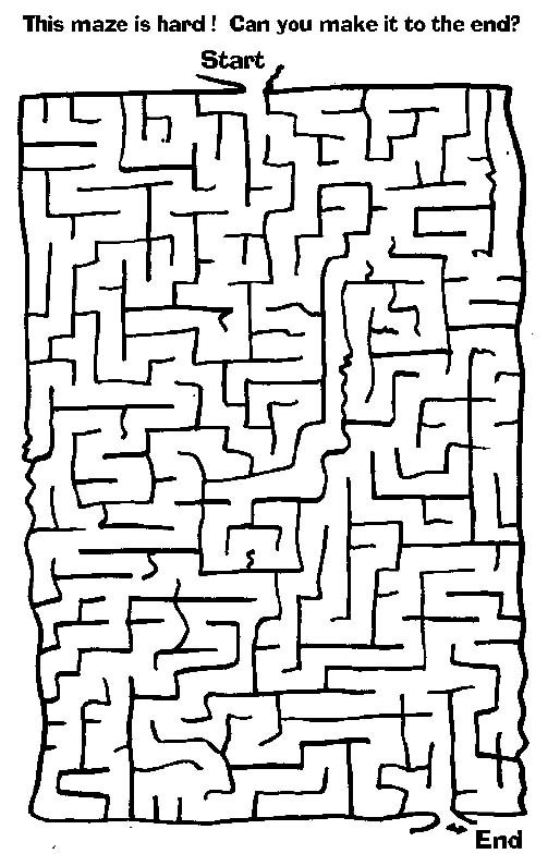 141 Challenging Thanksgiving Mazes Printable 121