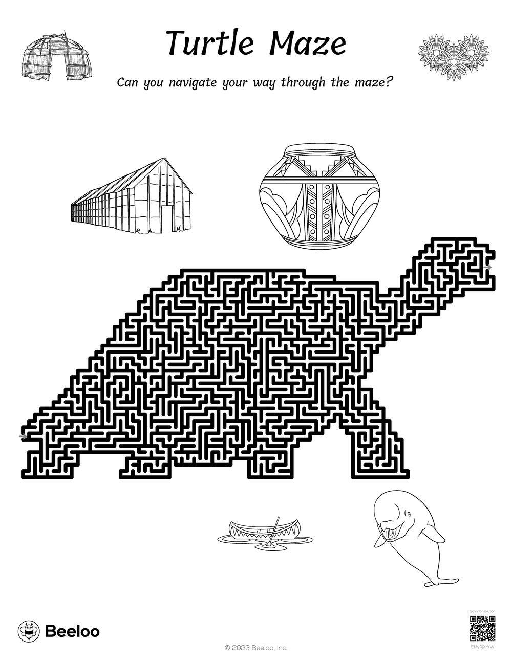 141 Challenging Thanksgiving Mazes Printable 140