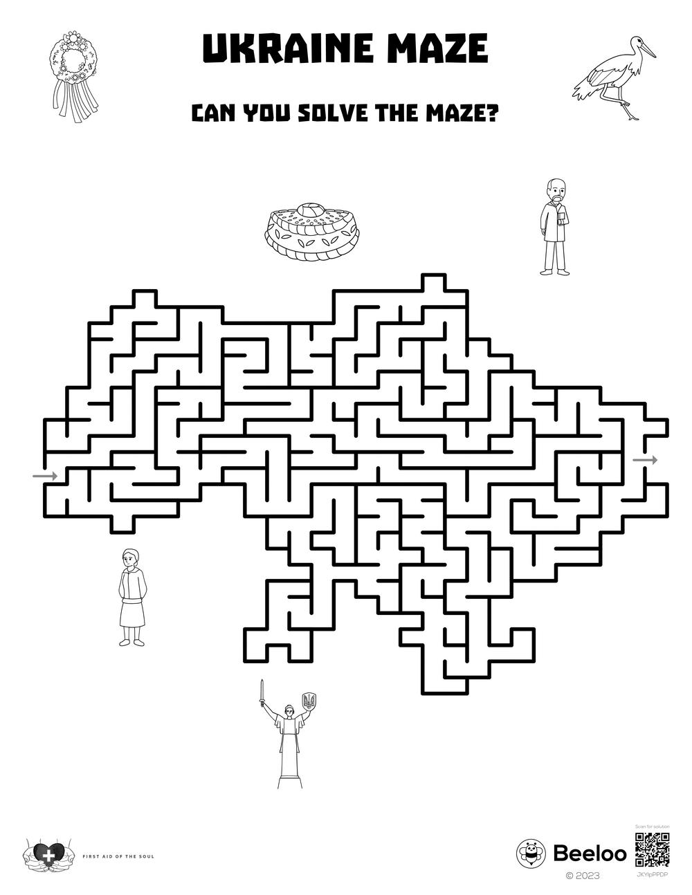 141 Challenging Thanksgiving Mazes Printable 16